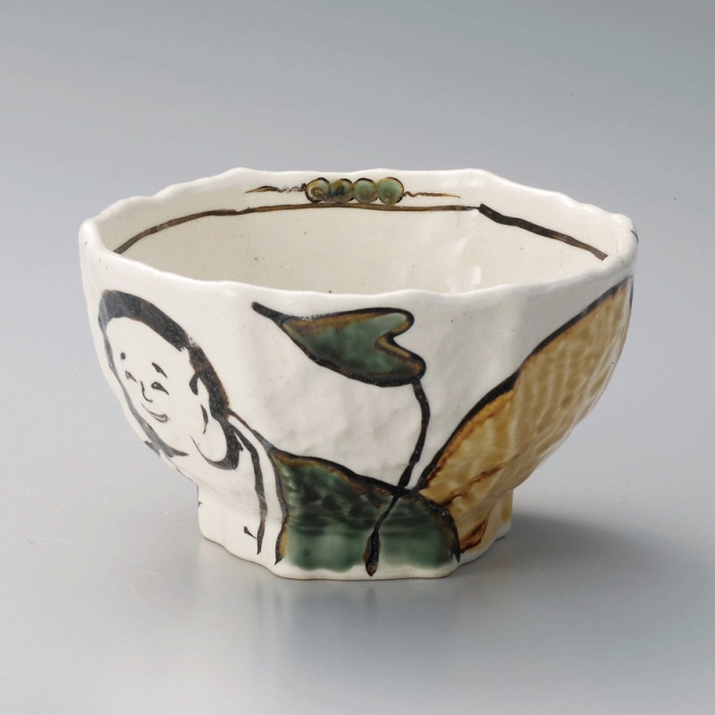 金正陶器 ほてい様60六角丼 1個(ご注文単位1個)【直送品】