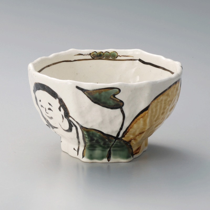 金正陶器 ほてい様50六角丼 1個(ご注文単位1個)【直送品】
