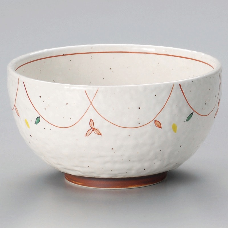 金正陶器 粉引小花石目5.0丼 1個(ご注文単位1個)【直送品】