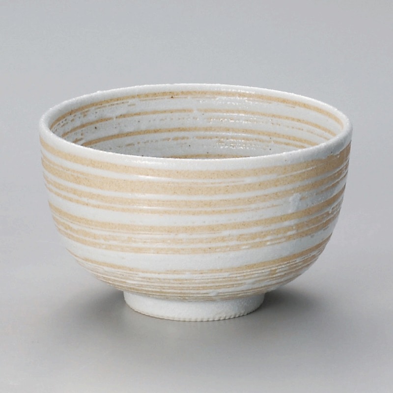 金正陶器 志野刷毛目夏目4.8丼 1個(ご注文単位1個)【直送品】