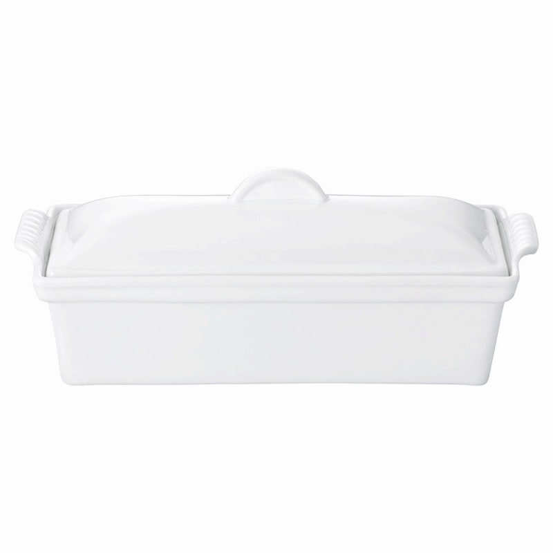 金正陶器 白テリーヌ(大) 1個(ご注文単位1個)【直送品】