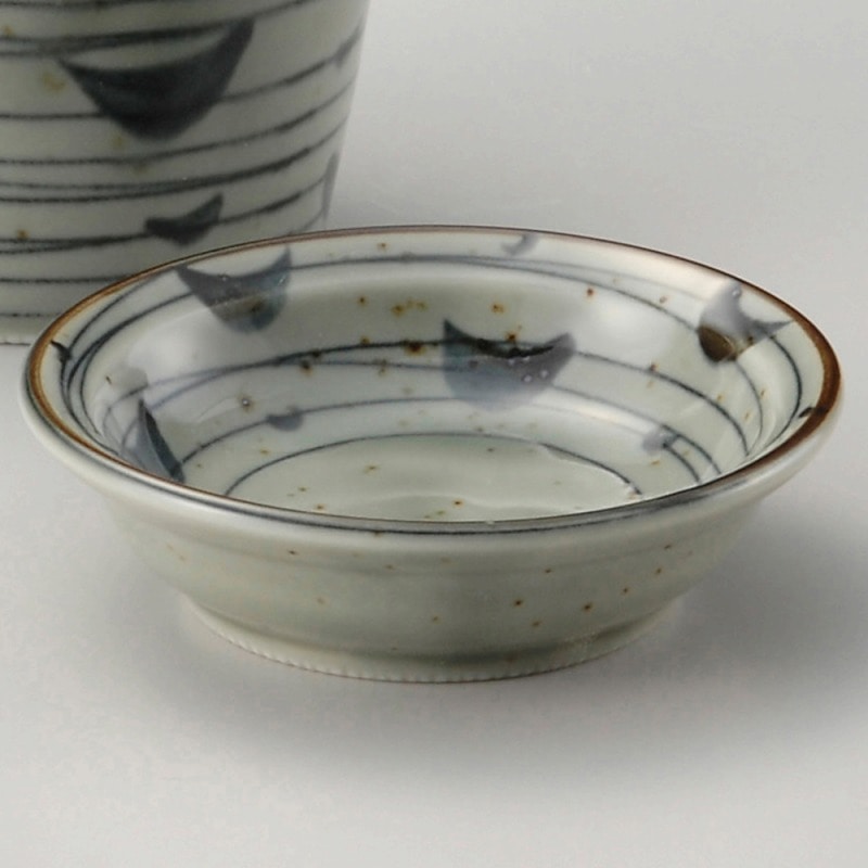 金正陶器 益子風らせん薬味小皿 1個(ご注文単位1個)【直送品】