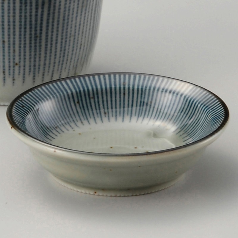 金正陶器 益子風十草薬味小皿 1個(ご注文単位1個)【直送品】