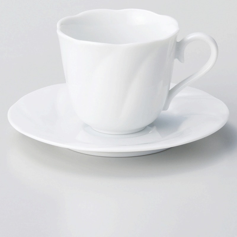 金正陶器 花形 コーヒー皿 1個 ※ソーサー単品のみ(ご注文単位1個)【直送品】