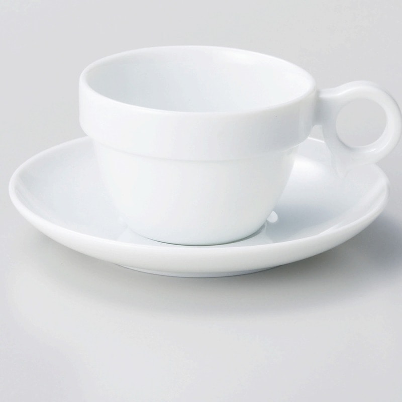 金正陶器 スタックコーヒー皿 1個 ※ソーサー単品のみ(ご注文単位1個)【直送品】