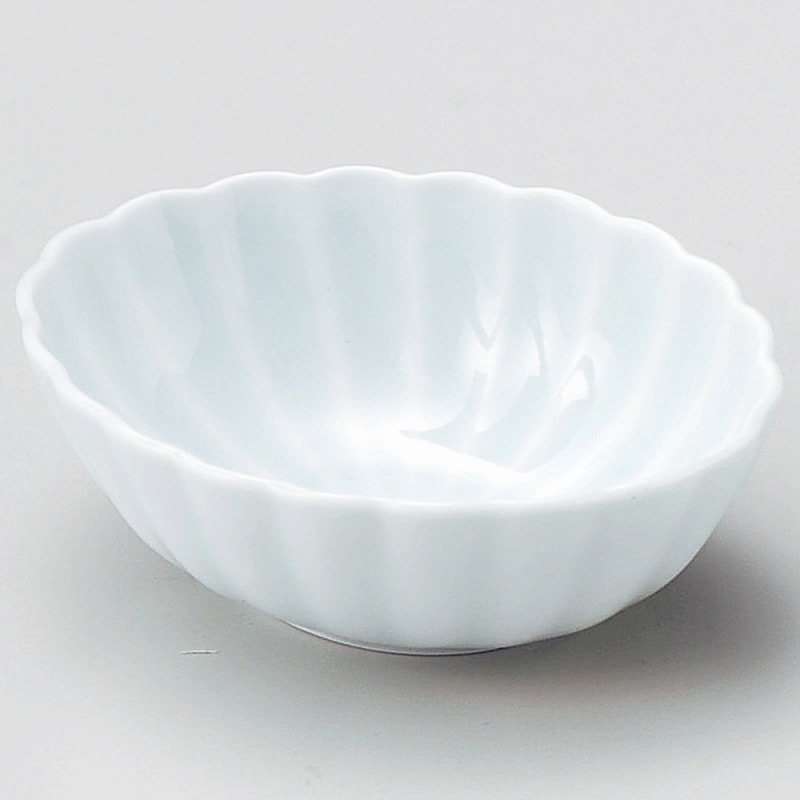 金正陶器 かすみ青白11.5㎝楕円小鉢 1個(ご注文単位1個)【直送品】