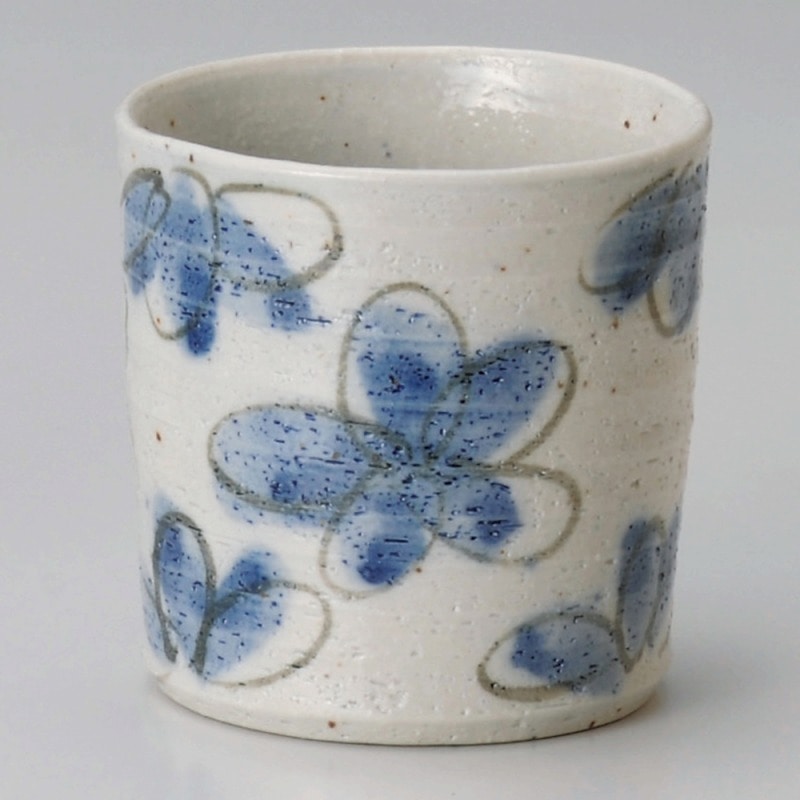 金正陶器 花園藍ロックカップ 1個(ご注文単位1個)【直送品】
