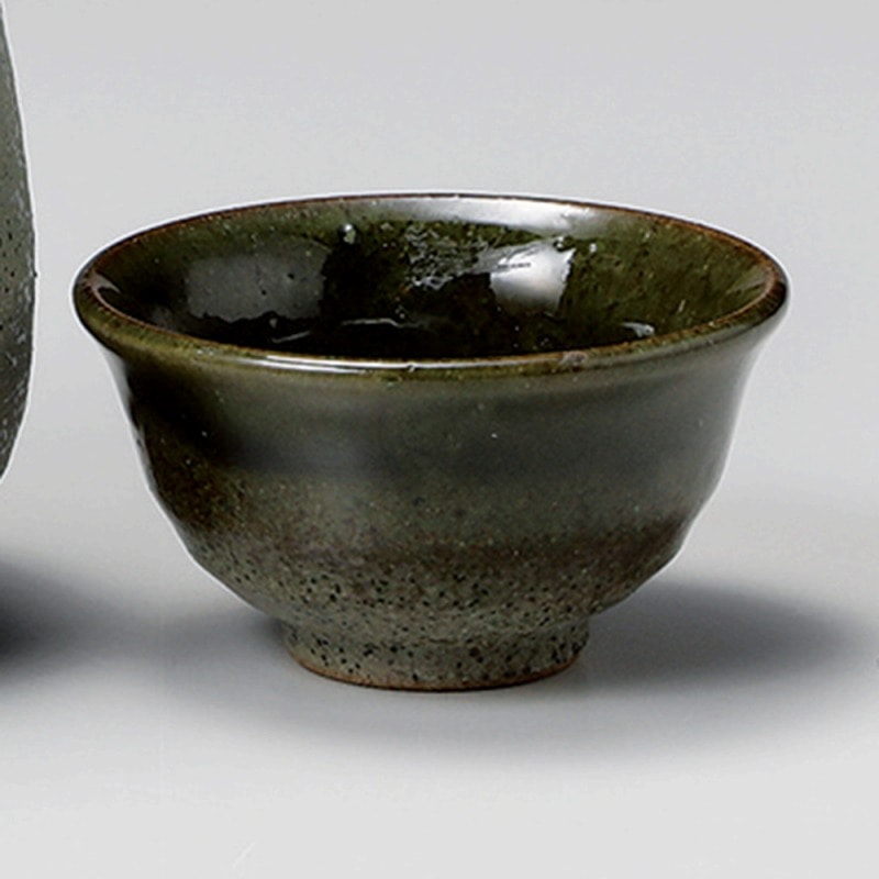 金正陶器 若草織部 ぐい呑 1個(ご注文単位1個)【直送品】