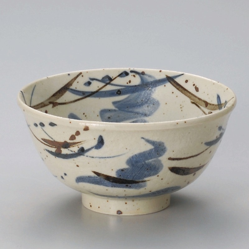 金正陶器 藍二彩乱格子5.8丼 1個(ご注文単位1個)【直送品】