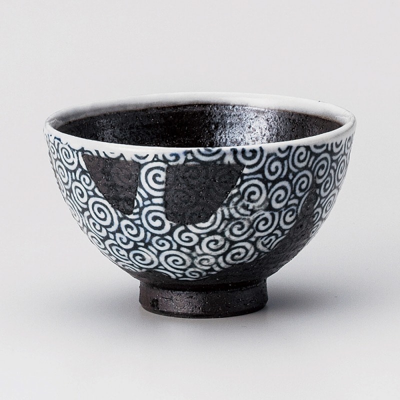 金正陶器 化粧流渦茶碗 1個(ご注文単位1個)【直送品】