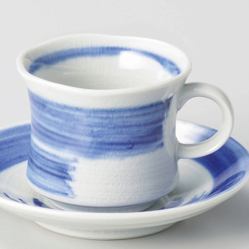 金正陶器 ゴス刷毛コーヒー碗 1個 ※カップ単品のみ(ご注文単位1個)【直送品】