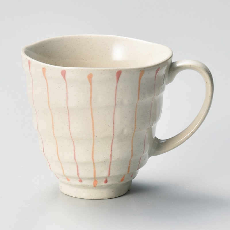 金正陶器 十草一珍マグ(ピンク) 1個(ご注文単位1個)【直送品】