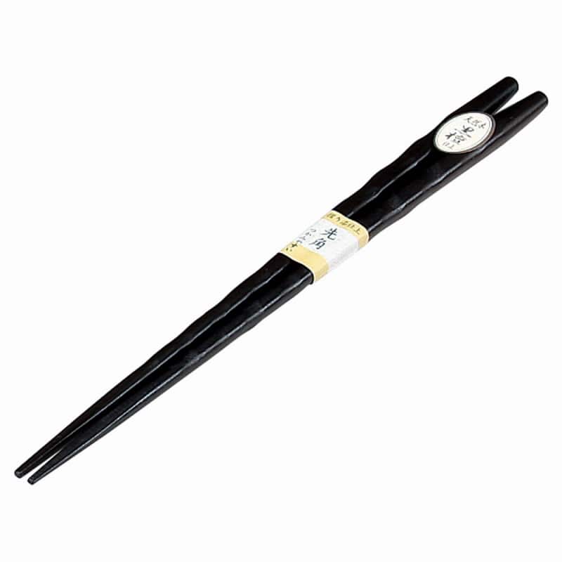 金正陶器 先角彫刻木箸黒檀仕上(10膳入) 1個(ご注文単位1個)【直送品】