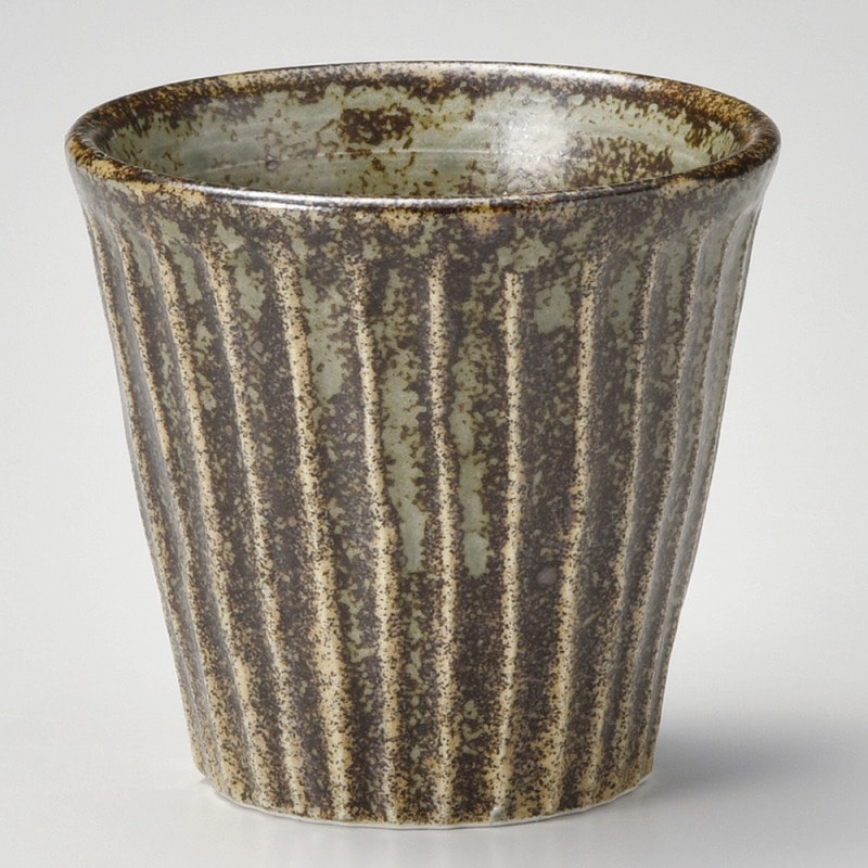 金正陶器 わび うぐいす しのぎロック 1個(ご注文単位1個)【直送品】