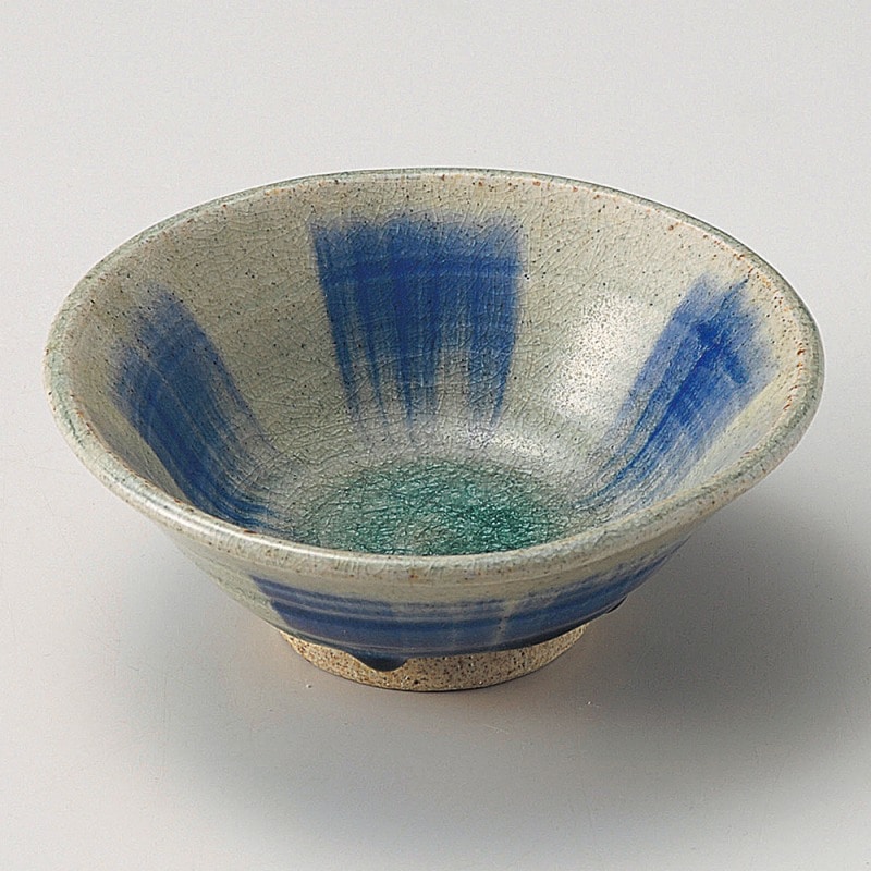 金正陶器 御深井ゴス刷毛5.5平鉢 1個(ご注文単位1個)【直送品】