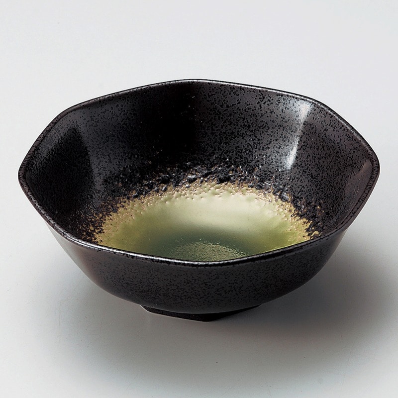 金正陶器 鉄仙花ヒワ八角4.0鉢 1個(ご注文単位1個)【直送品】