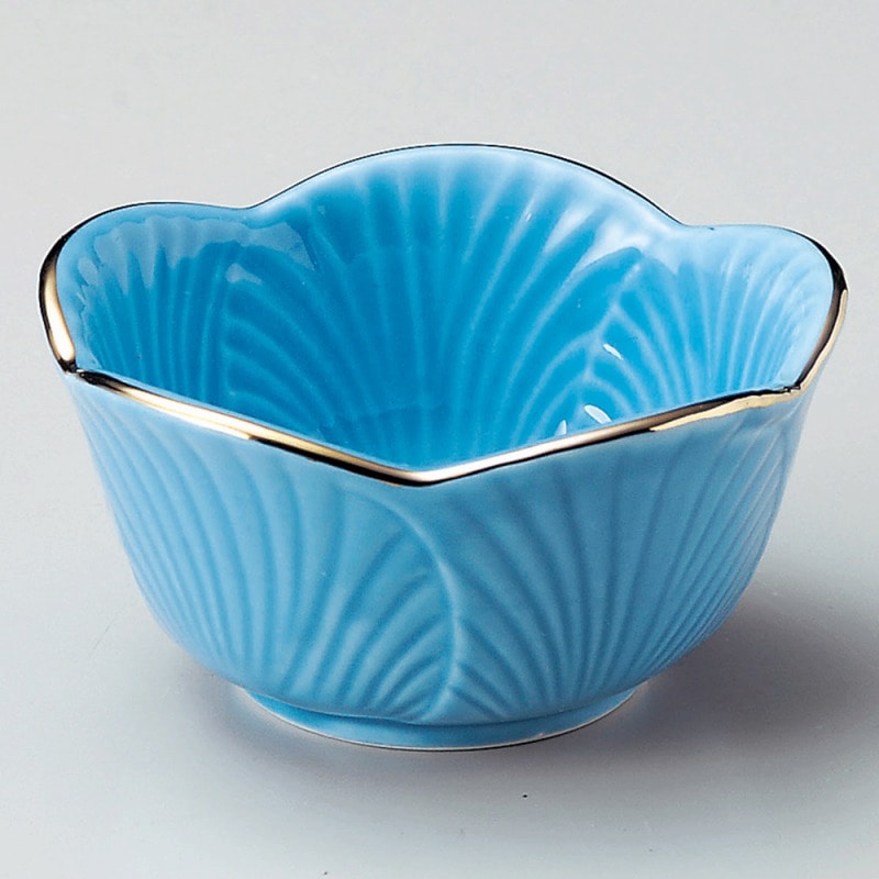 金正陶器 渕金トルコ葉型3.3小鉢 1個（ご注文単位1個）【直送品】