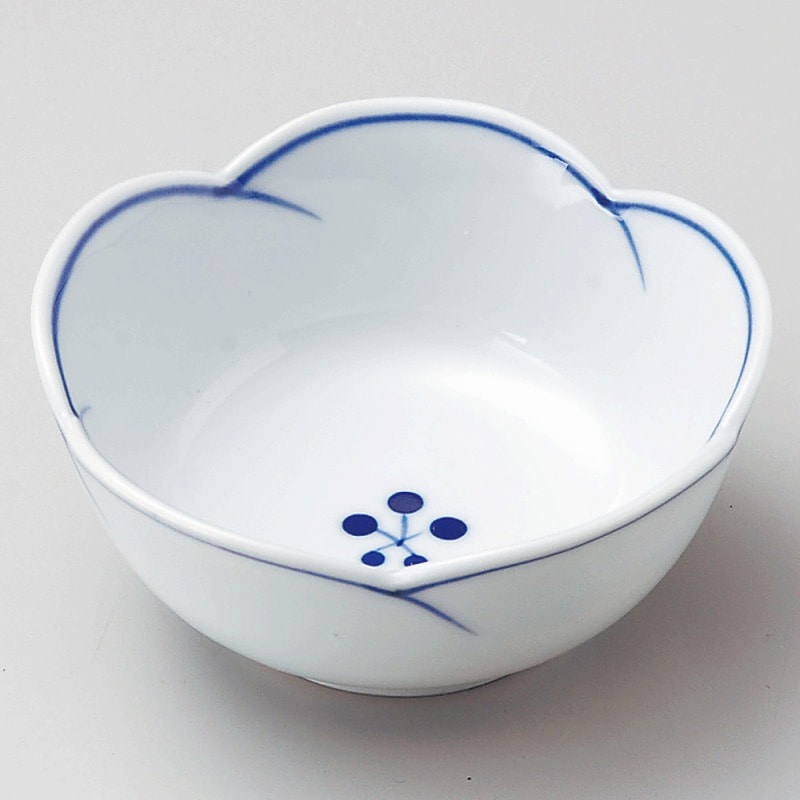 金正陶器 染付梅ライン4.0小鉢 1個(ご注文単位1個)【直送品】