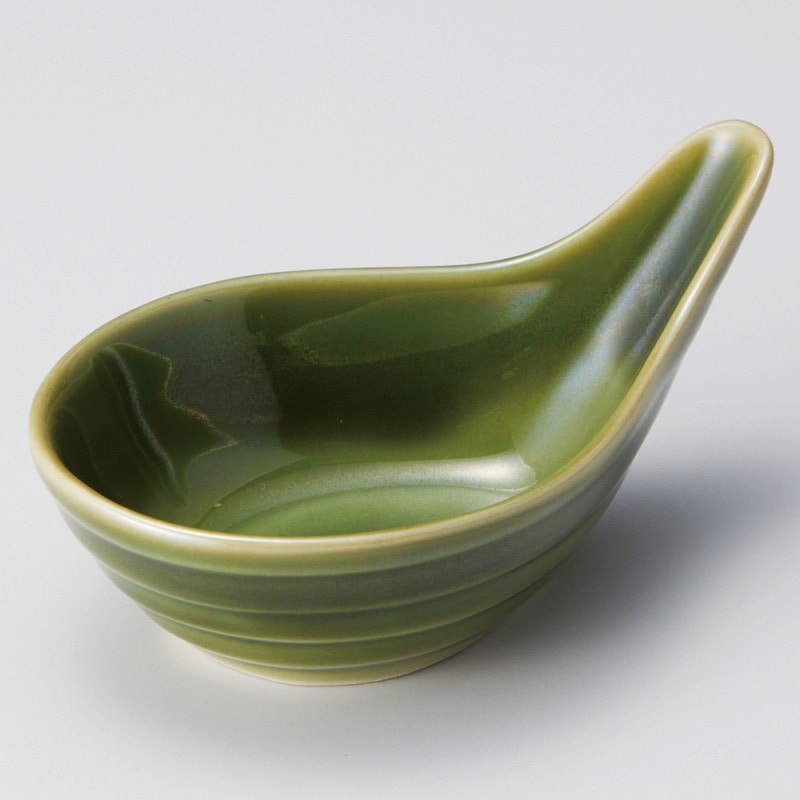 金正陶器 織部レンゲ小付 1個(ご注文単位1個)【直送品】