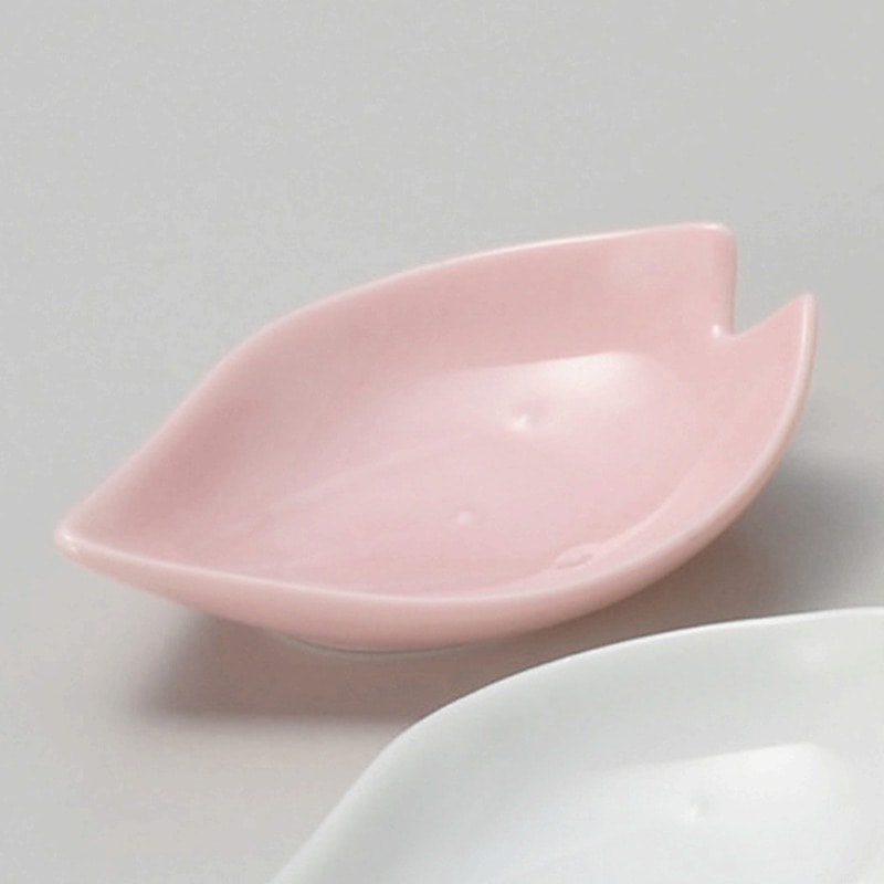 金正陶器 さくら型珍味ピンク 1個(ご注文単位1個)【直送品】