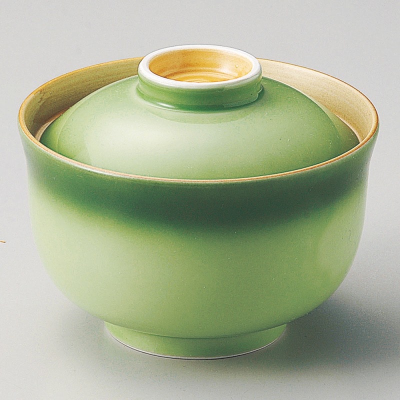 金正陶器 緑彩円菓子碗 1個(ご注文単位1個)【直送品】