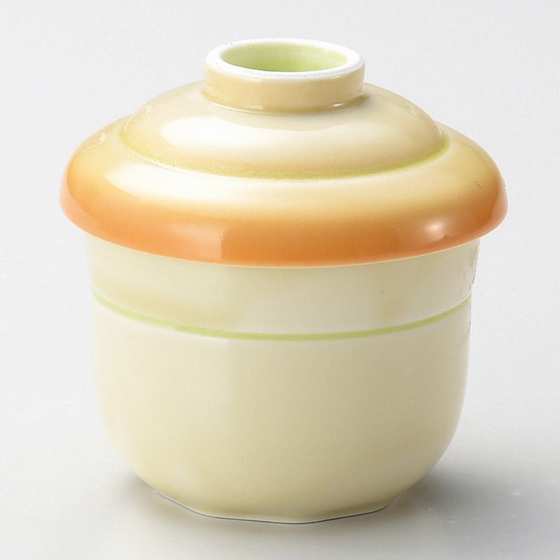 金正陶器 黄彩むし碗 1個(ご注文単位1個)【直送品】