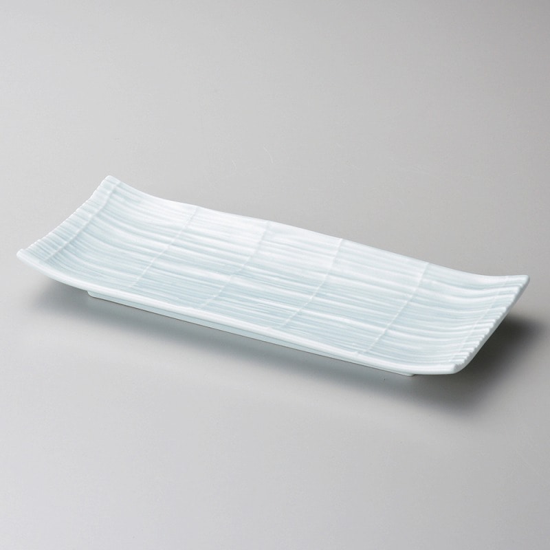 金正陶器 青磁スダレ 突出し皿 1個(ご注文単位1個)【直送品】