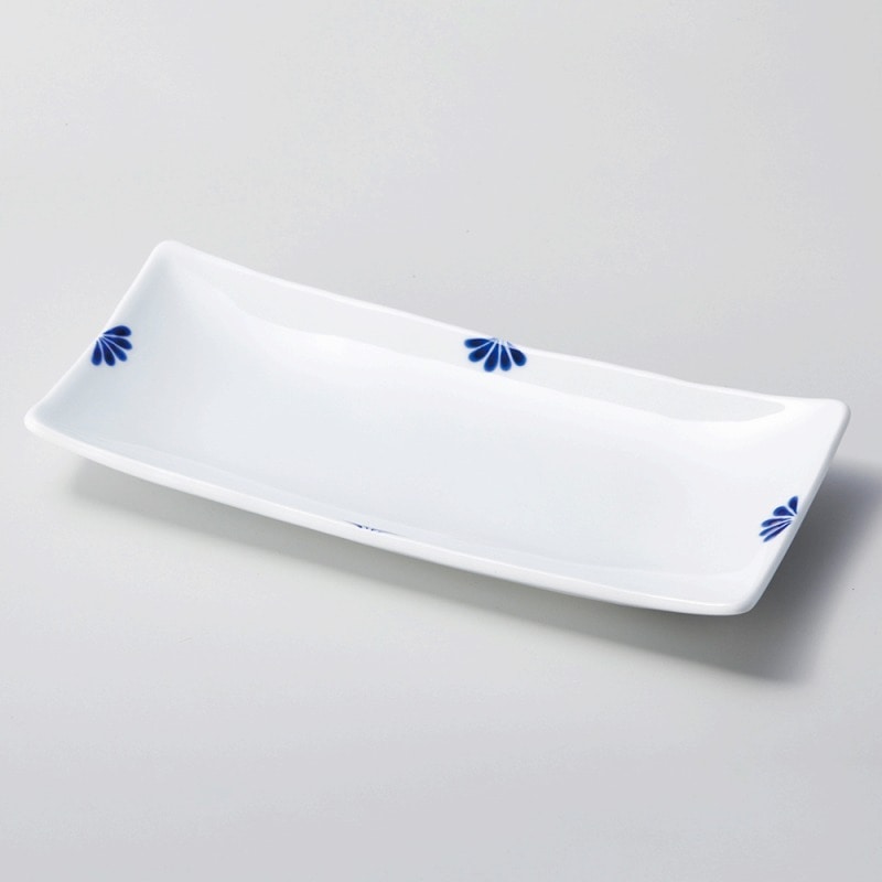 金正陶器 小花(青)突出し皿 1個(ご注文単位1個)【直送品】