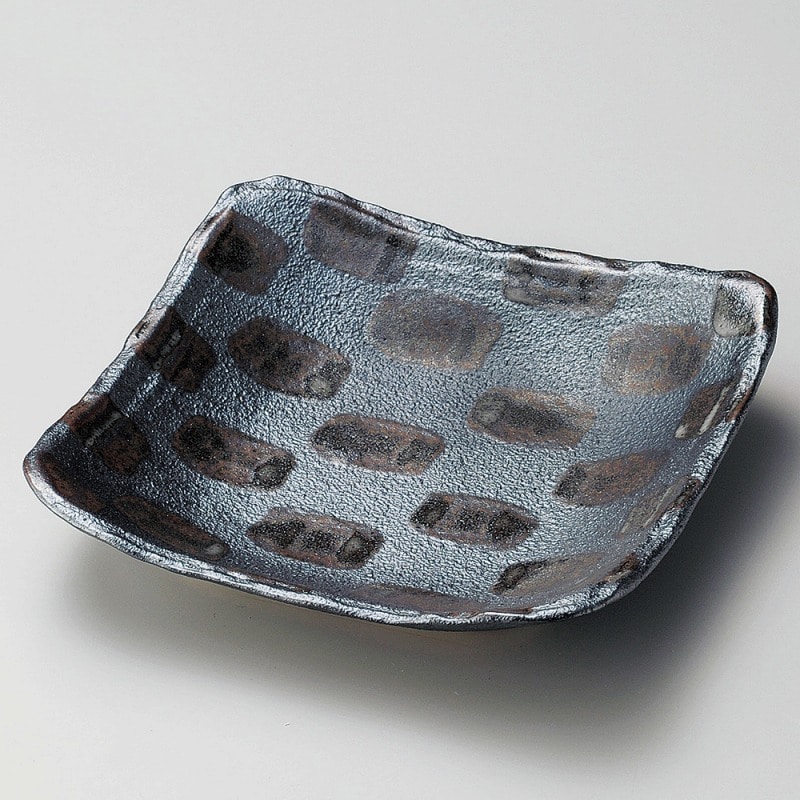 金正陶器 黒市松7.0角鉢 1個(ご注文単位1個)【直送品】