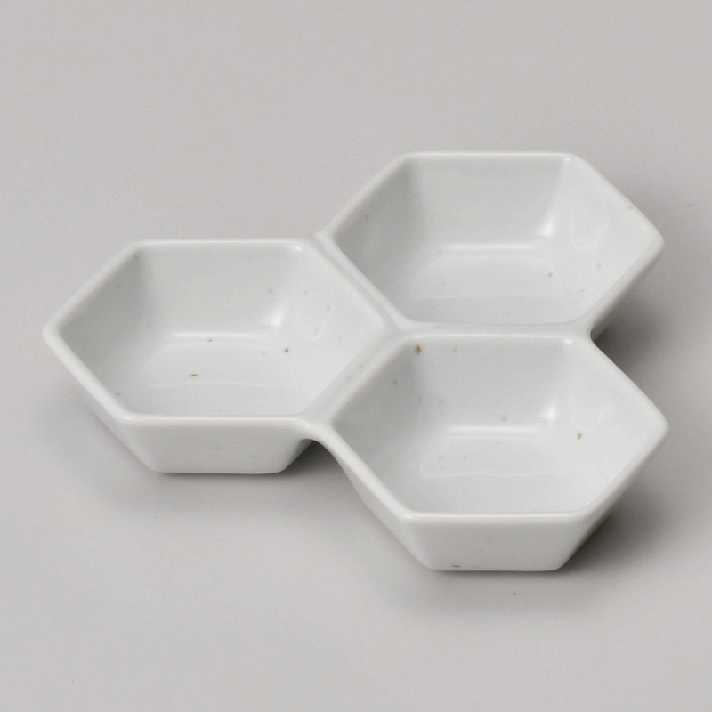金正陶器 灰釉六角三角 1個(ご注文単位1個)【直送品】