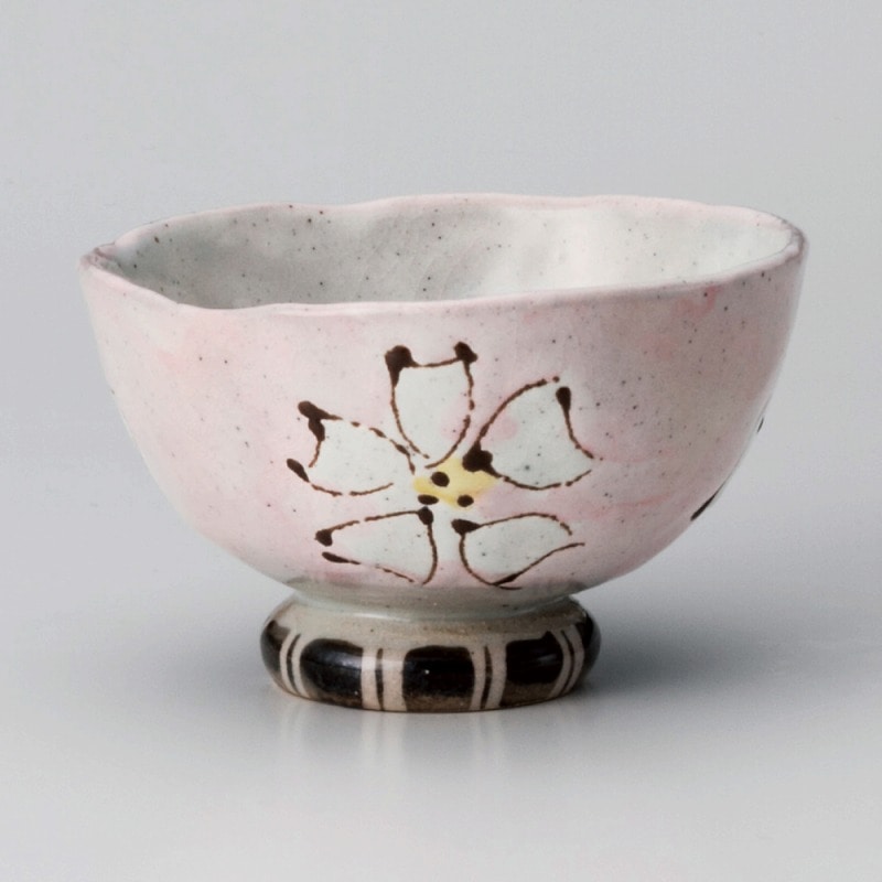 金正陶器 一珍花中平(赤) 1個(ご注文単位1個)【直送品】