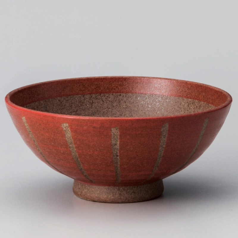 金正陶器 赤十草中平 1個(ご注文単位1個)【直送品】