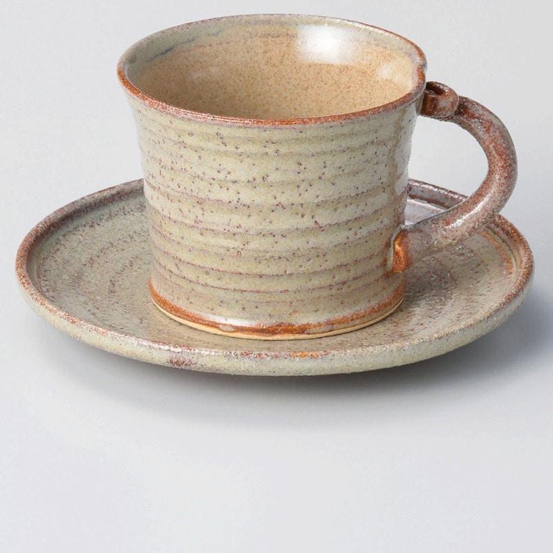 金正陶器 手造りウノフコーヒー皿 1個 ※ソーサー単品のみ(ご注文単位1個)【直送品】