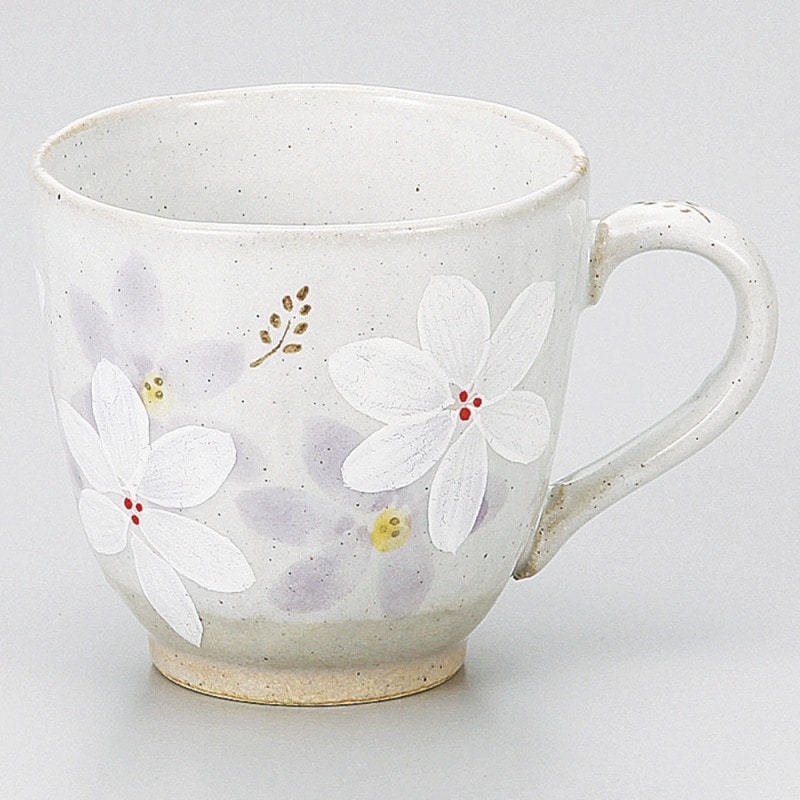 金正陶器 白呉須コスモスマグ(パープル) 1個(ご注文単位1個)【直送品】