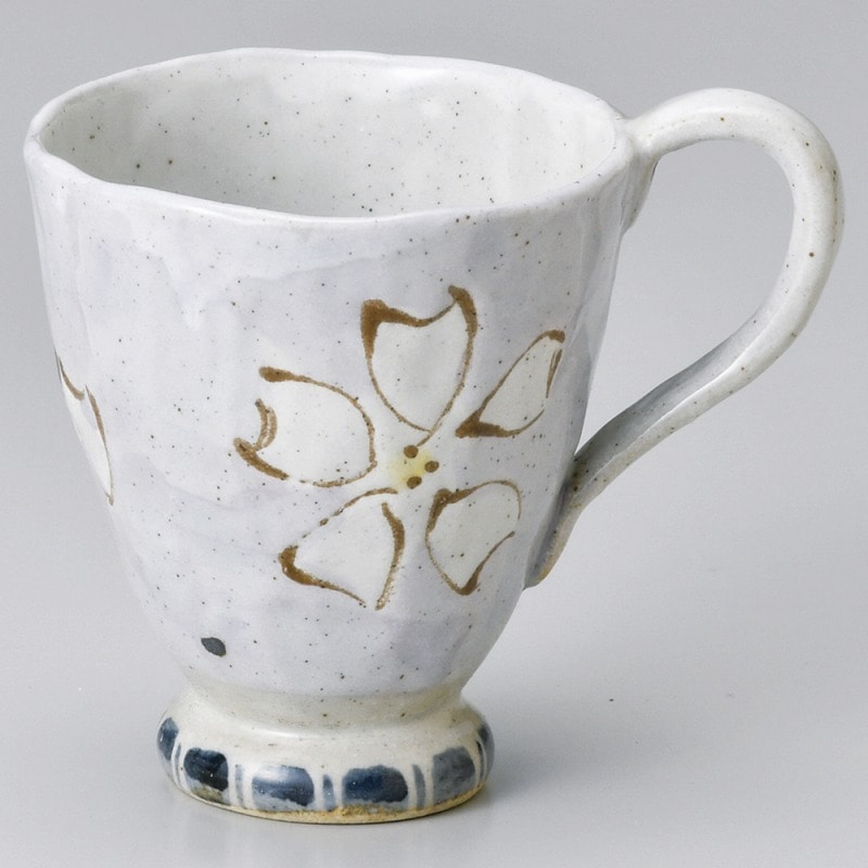金正陶器 一珍花マグ(青) 1個(ご注文単位1個)【直送品】