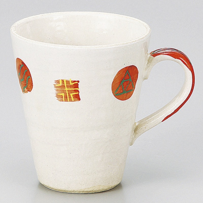 金正陶器 粉引小紋マグ 1個(ご注文単位1個)【直送品】