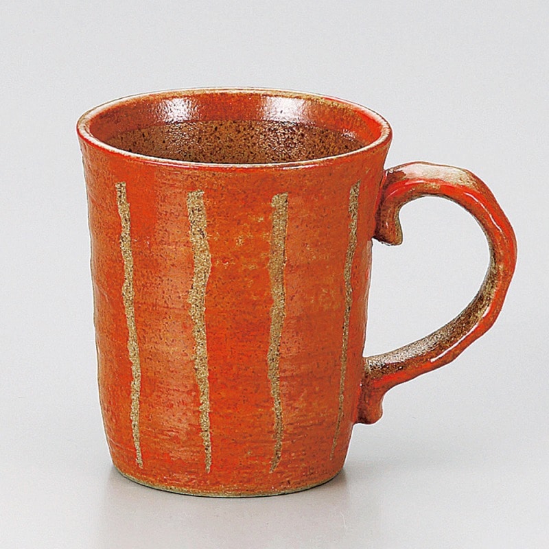 金正陶器 赤十草マグ 1個(ご注文単位1個)【直送品】