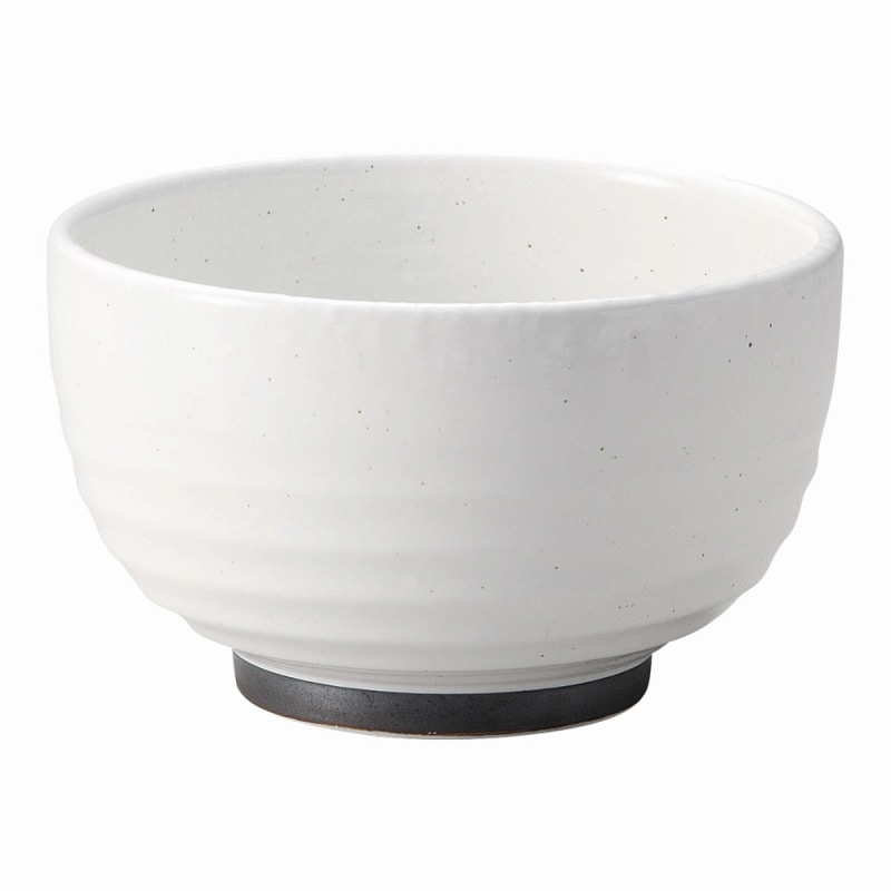 金正陶器 白玉粉引ハマ錆巻5.0多用丼 1個(ご注文単位1個)【直送品】