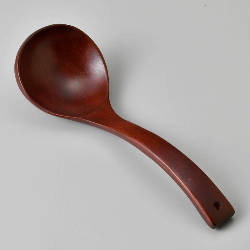 金正陶器 (木)お玉 柄短(大)茶 1個(ご注文単位1個)【直送品】