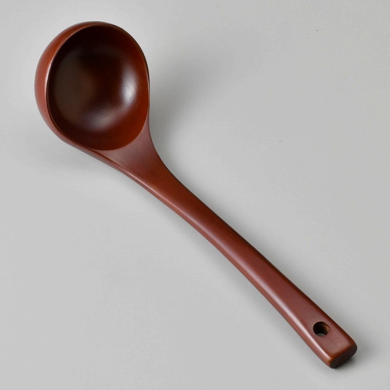 金正陶器 (木)お玉 柄長(大)茶 1個(ご注文単位1個)【直送品】
