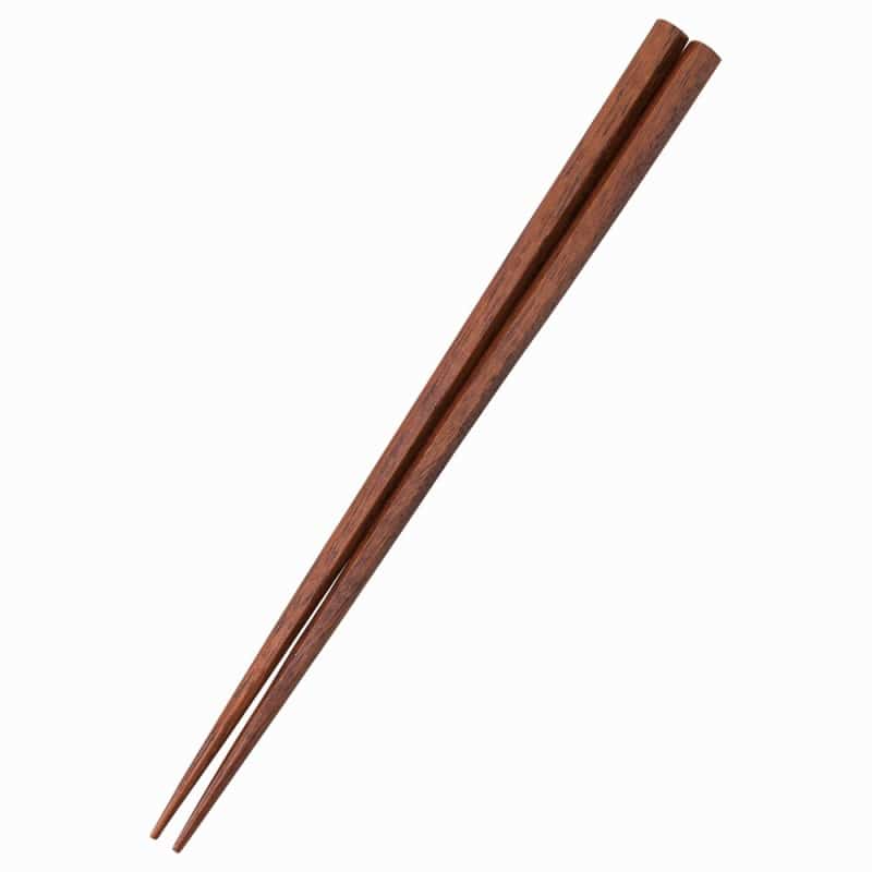 金正陶器 銘木六角箸 鉄刀木 1個(ご注文単位1個)【直送品】