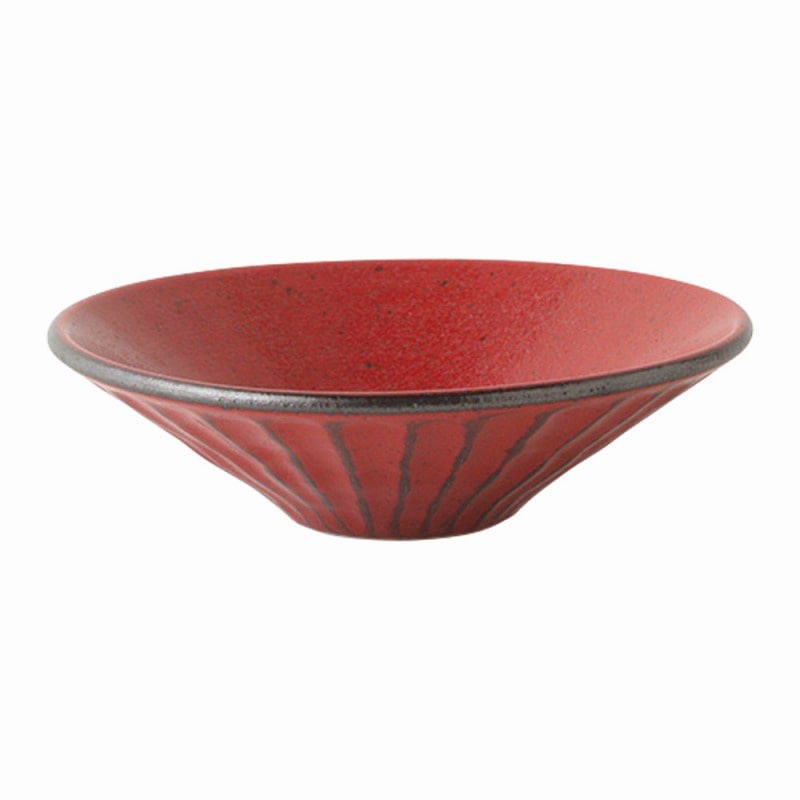 金正陶器 根来しのぎ浅鉢 小 1個(ご注文単位1個)【直送品】