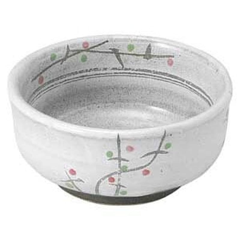 金正陶器 あけぼの(土物)梅形3.3小鉢 1個(ご注文単位1個)【直送品】