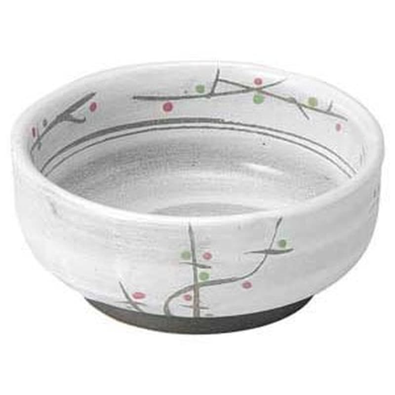 金正陶器 あけぼの(土物)梅形4.0小鉢 1個(ご注文単位1個)【直送品】