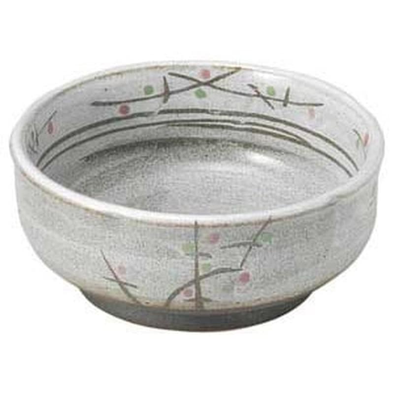 金正陶器 あけぼの(土物)梅形4.5小鉢 1個(ご注文単位1個)【直送品】