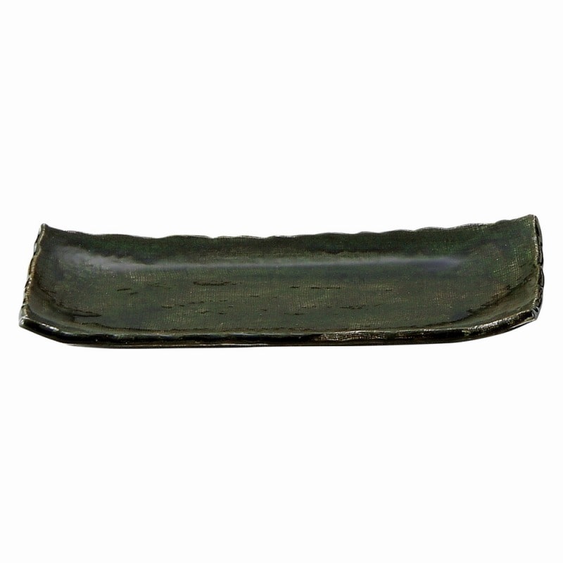金正陶器 総織部さんま皿 1個（ご注文単位1個）【直送品】