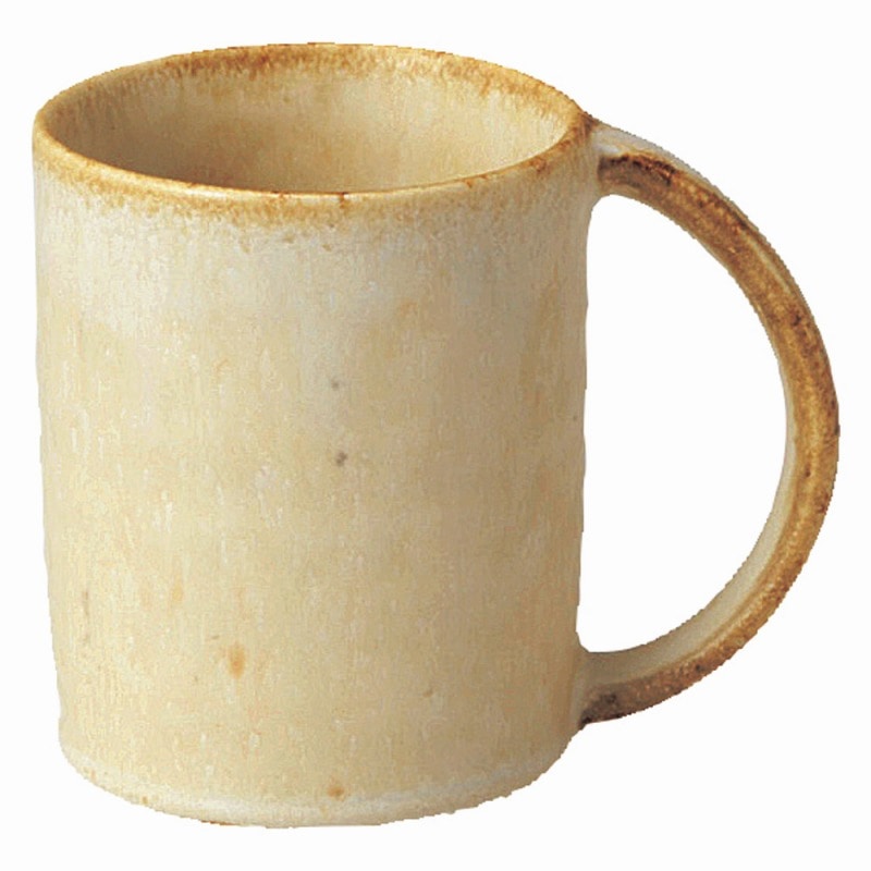 金正陶器 くつろぎ粉引 切立マグ 1個(ご注文単位1個)【直送品】