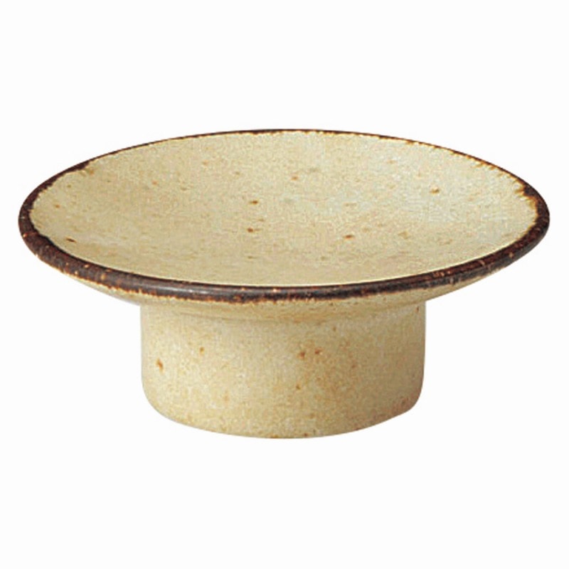 金正陶器 くつろぎ粉引 8㎝マカロン皿 1個(ご注文単位1個)【直送品】