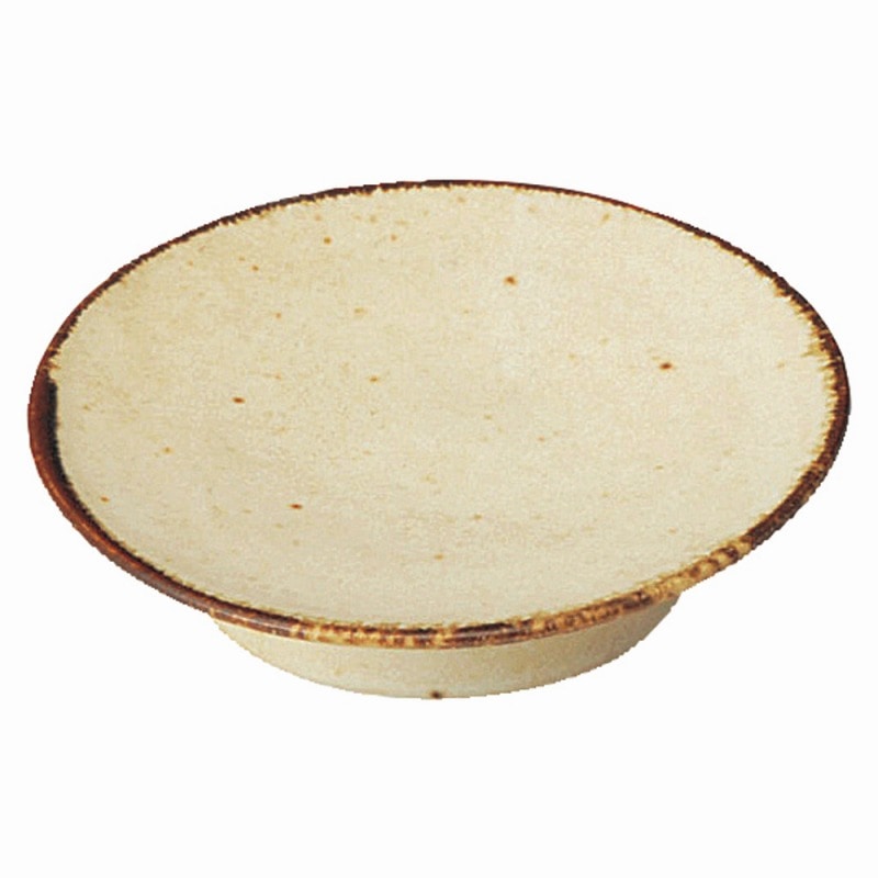金正陶器 くつろぎ粉引 11㎝シュークリーム皿 1個(ご注文単位1個)【直送品】