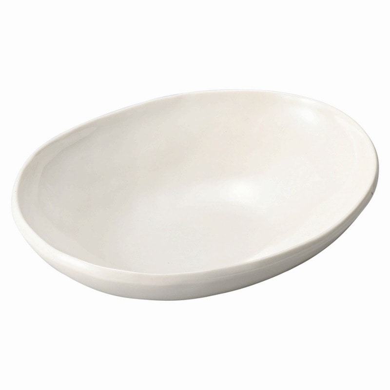 金正陶器 カフェズアイボリーいっぷく楕円鉢S 1個(ご注文単位1個)【直送品】